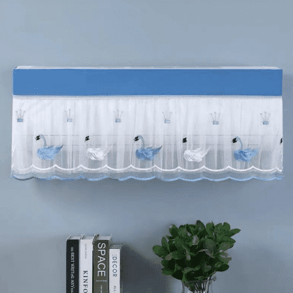 AC Cover Dustproof Lace Air Conditioning Dust Proof Cover Dust Protective Case For Protect Wall Hanging Air-conditioner