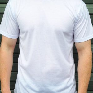 White polyster Tshirt