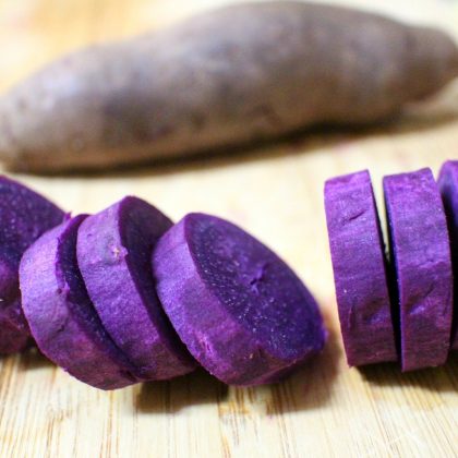 Purple colour sweet potato