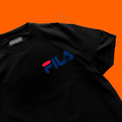 FILA Brand T-shirt 100% Cotton Fabric Comfortable Soft Premium T-shirt