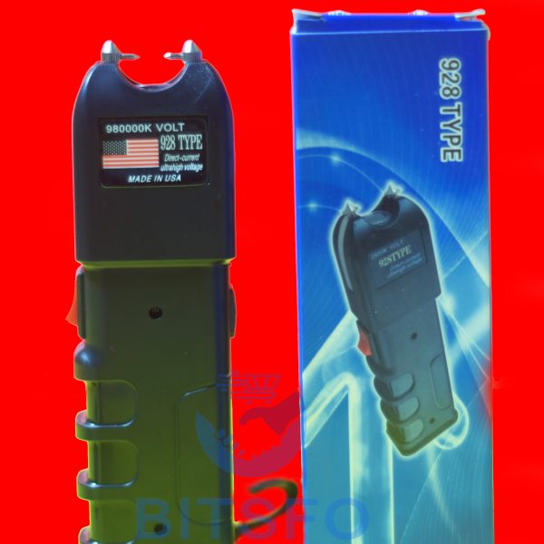 928TYPE 980,000k Volt Stun Gun-928 Original USA Self-Defense Stun Gun / Electric Shock